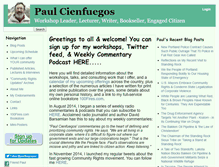 Tablet Screenshot of paulcienfuegos.com